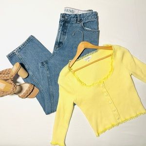 For Love And Lemons Sweater Top